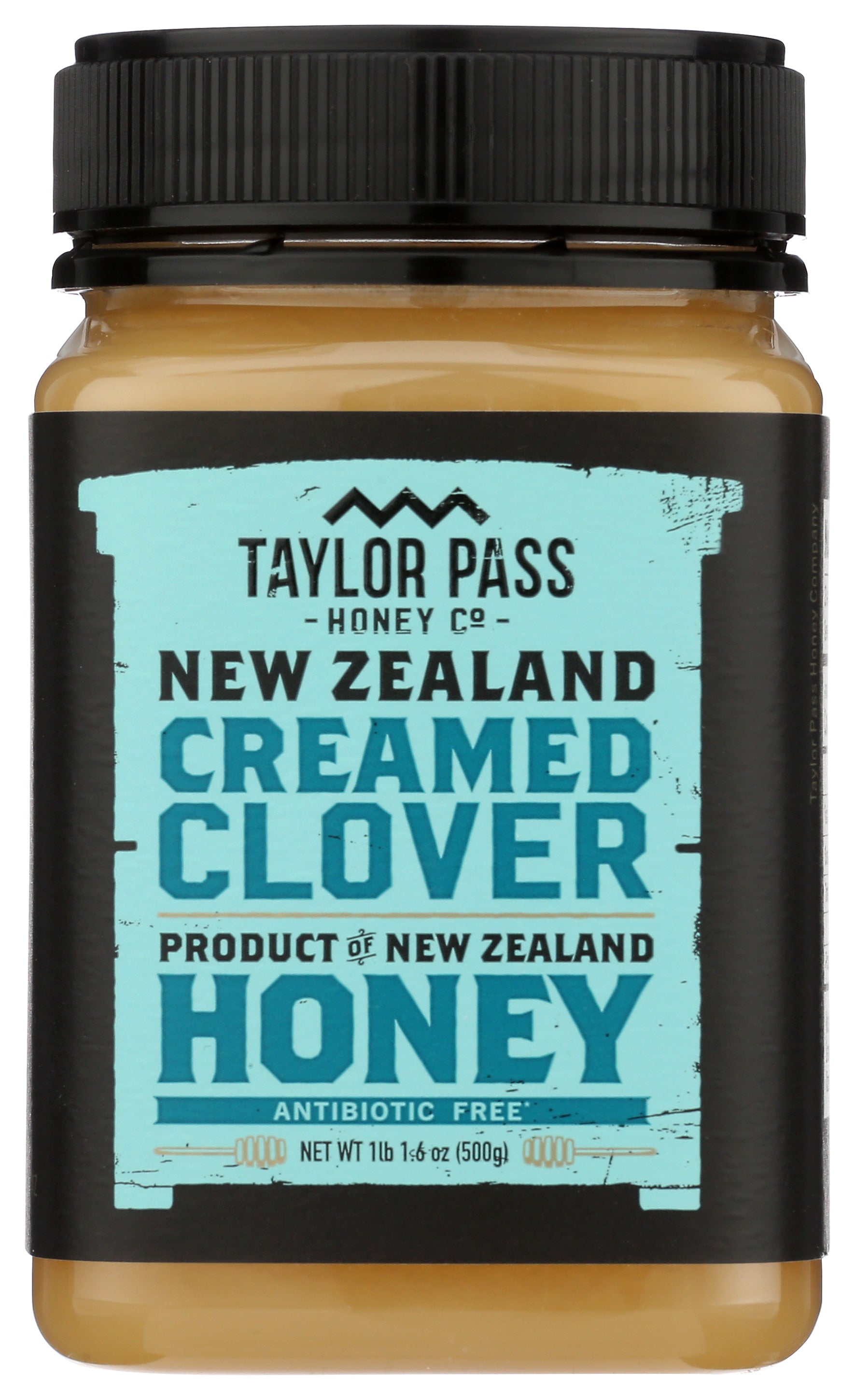 Taylor Pass 500 G Creamed Clover Honey New Zealand 1.6 Oz