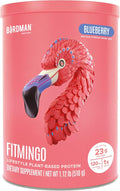 BIRDMAN Fitmingo Vegan Protein Powder with Inositol, Collagen Boosters, Hyaluronic Acid and Vitamins | Low Carb, Dairy Free, Low Calorie | 23g Plant Based...