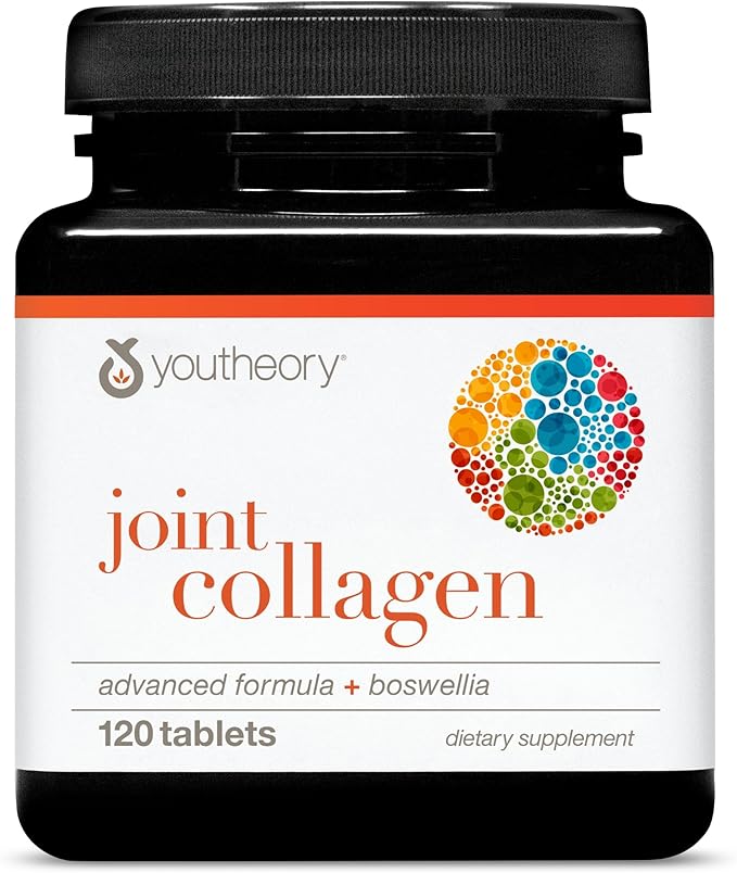 outheory Joint Collagen Advanced - Contains Undenatured Type II Collagen & Herbal Ingredients - Contains Bovine Source - Shellfish Free - 120 Tablets (60-Day Supply)