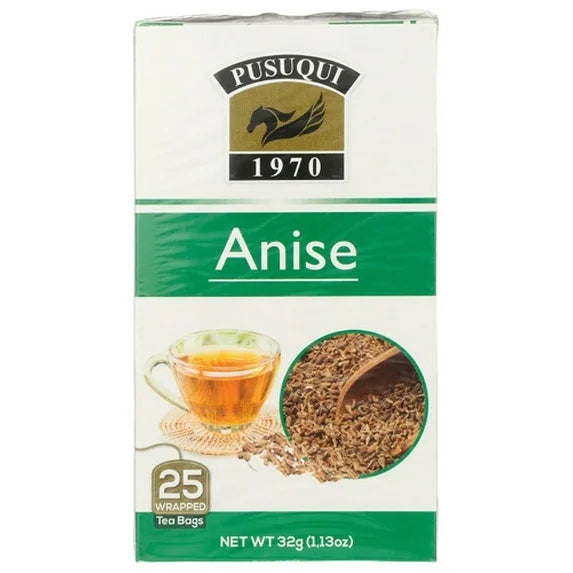 Pusuqui Tea Anise 25 bags (Pack of 10)