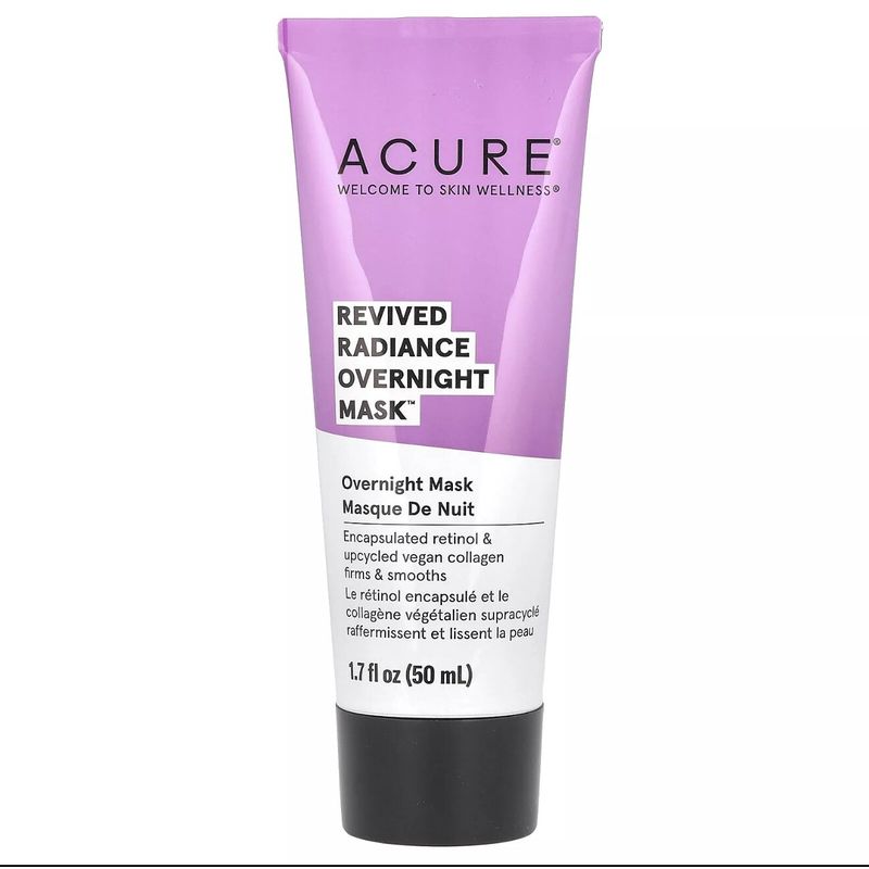 ACURE Revived Radiance Overnight Beauty Mask 1.7 fl.oz / 50ml - NIB - Authentic