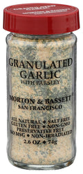 Morton & Bassett Granulated Garlic with Parsley, 2.6oz – Salt-Free, Non-GMO, Herb Blend, Aromatic & Flavorful Seasoning for All Purpose Cooking Visit the Morton & Bassett Store
