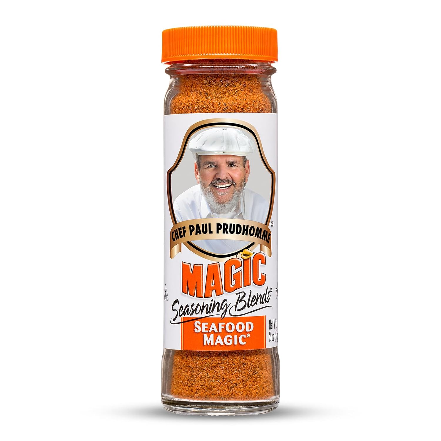 Chef Paul Seafood Magic Seasoning Blends | After-Boil Seafood & Fish Fry Seasoning Mix | Perfect for Crab, Shrimp & Salmon | Spices & Seasonings | Gluten & MSG Free | 2 Oz (Pack of 1)